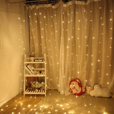 1 2 3 6M Curtain LED String Light Fairy Icicle LED Christmas Garland Wedding Party Home.jpg q50