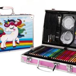 Bogati kofer Set za crtanje sa dezenom ponija