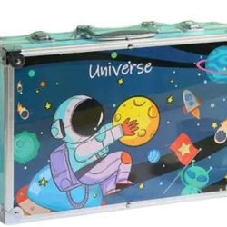 Bogati kofer Set za crtanje sa dezenom astronauta i svemira